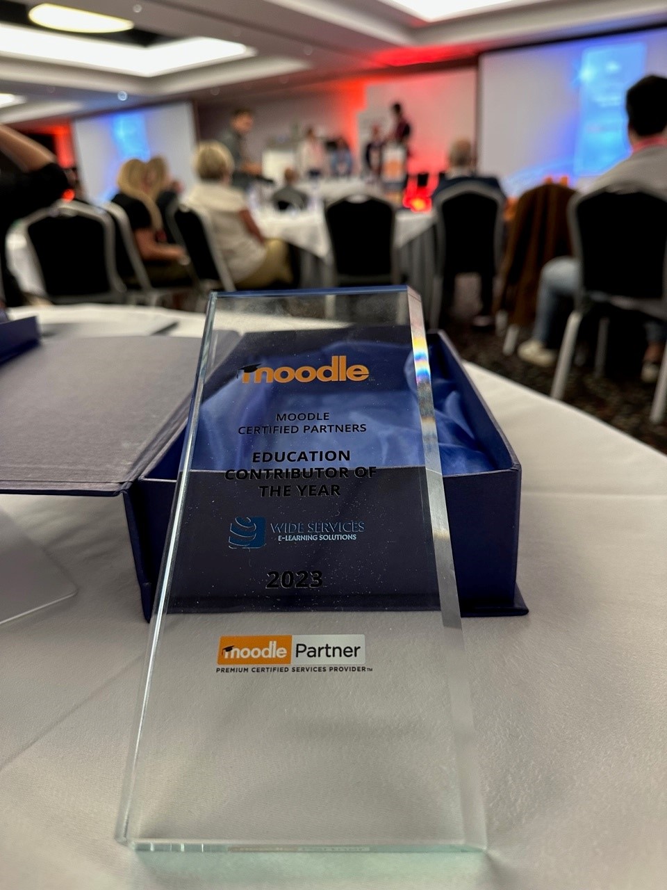 Education Contributor Of The Year 2023 Moodle Partner Award Wide